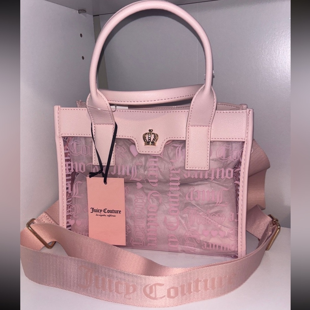 Juicy clear mini tote